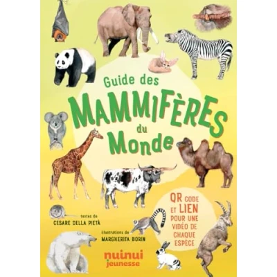 Afbeelding van GUIDE DES MAMMIFERES DU MONDE (QR CODE ET LIEN VIDEO)