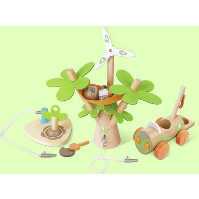 Afbeelding van Hape poppenhuis boom aanplant set 6 delig