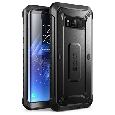 Afbeelding van Beschermhoes voor Samsung S8, SUPCASE schokbestendig, met geïntegreerde displaybescherming en riemclip [Unicorn Beetle Pro serie] Galaxy S8 2017 (zwart)
