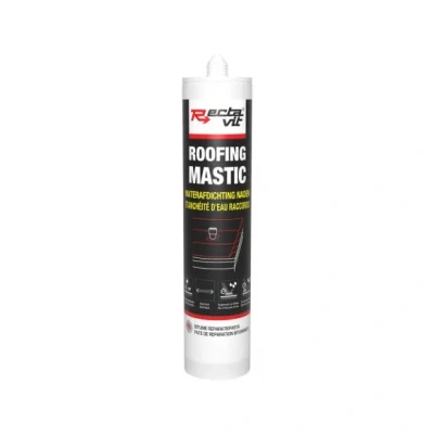 Afbeelding van RECTAVIT Roofing Mastic reparatie en afdichtingspasta voor daken goten zwart (310 ml) 113640