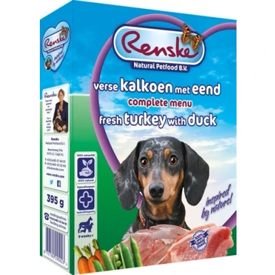 Afbeelding van Renske Vers Vlees Kalkoen/Eend 395 GR (10 stuks)