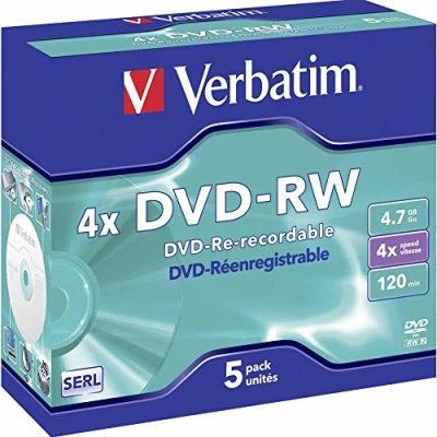 Afbeelding van Verbatim 43285 DVD RW disc 4.7 GB 5 stuk(s) Jewelcase Herschrijfbaar