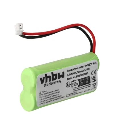 Image de Batterie Ni MH 750mAh 2.4V compatible pour AUDIOLINE DECT 5015