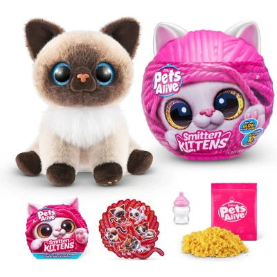 Afbeelding van Zuru Pets Alive Smitten Kitten Knuffel + Geluid Assorti