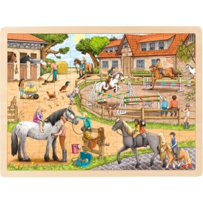 Afbeelding van Goki puzzel manege 96st