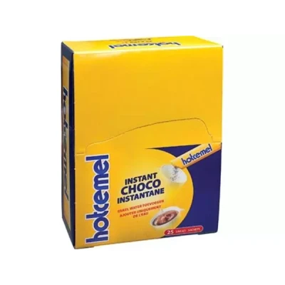 Afbeelding van Hotcemel Chocoladepoeder, Pak Van 25 Zakjes Chocolademelk