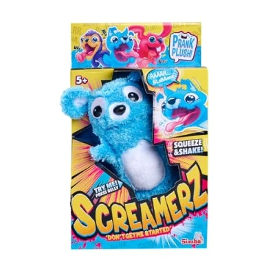 Image de Smoby Screamerz Peluche Intéractive Amusante Ours 25 Cm Bruits En La Secouant Ou Appuyant Sur Le Bouton