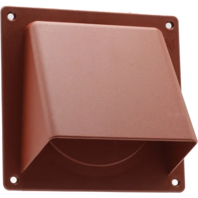 Afbeelding van Nedco gevelklep Ø100mm 110x54mm kunststof terracotta