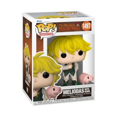 Afbeelding van Funko Pop! Animation: Seven Deadly Sins Meliodas with Hawk #1497 + Protector