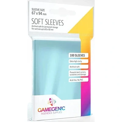 Image de Gamegenic Soft Sleeves (lot de 100)