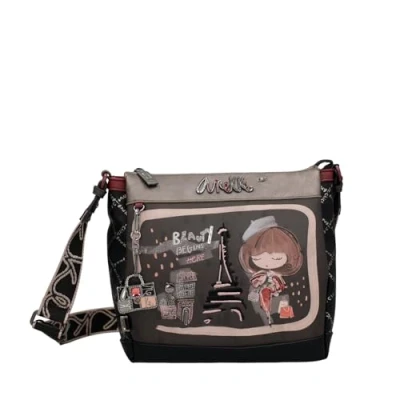 Afbeelding van Anekke schoudertas Mademoiselle 3 Compartment Crossbody Bag Multicolor veelkleurig