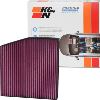Afbeelding van K&amp;N Filters DVF5021 Interieurfilter Carbon filter 253 42 Vierkant MERCEDES BENZ: CLA Coupe, A Class, Estate, FORD: FOCUS 3, 3 Turnier