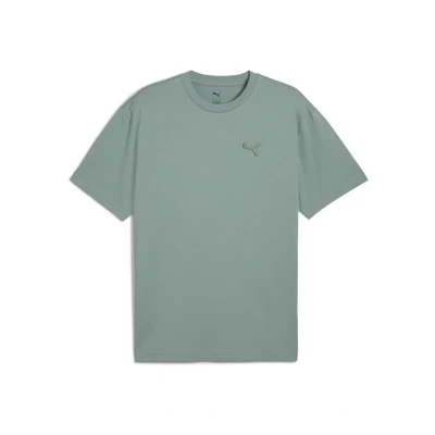 Afbeelding van Puma Essentials Elevated Tshirt basic, Maat: Small, Green moon