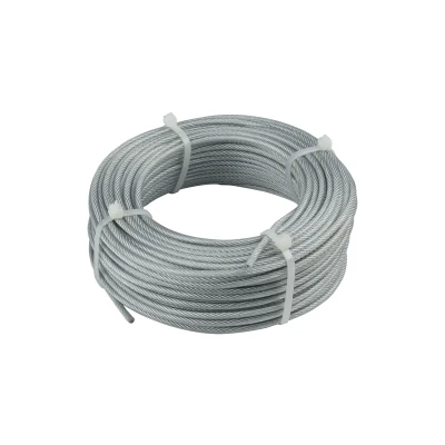 Afbeelding van Staalkabel verzinkt PVC 2 3 mm Bundel 25 meter