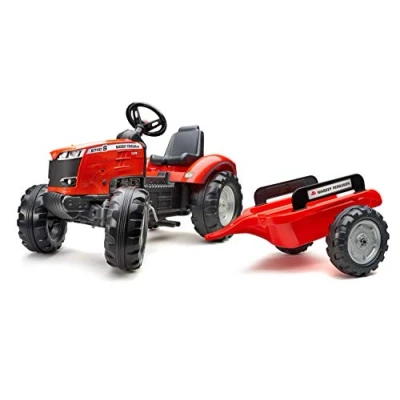 Afbeelding van Falk Toys Massey Ferguson trekker + aanhanger L