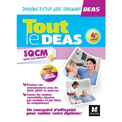 Afbeelding van Tout le DEAS en QCM/QROC IFAS Diplôme État Aide soignant 2024 2025