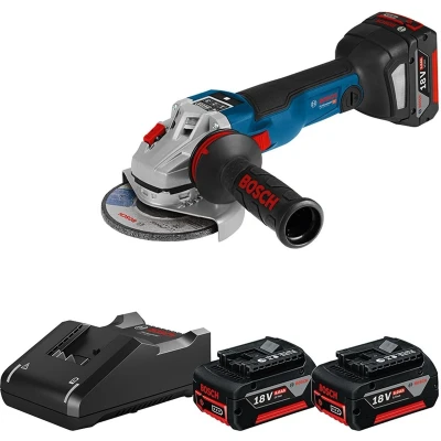 Afbeelding van Bosch Professional GWS 18V 10 SC Accu Haakse Slijper C 5.0Ah (3x) 0615990N12