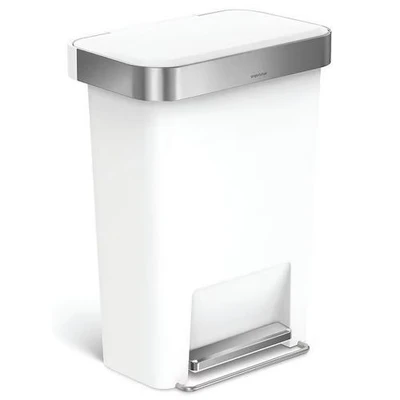 Image de Poubelleà pédale rectangulaire 45L avec Liner Pocket_Simplehuman