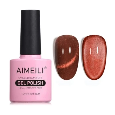 Afbeelding van AIMEILI 10 ml nagellak, magnetisch, gel, Cat&#039;s Eye UV, LED, manicure, pedicure, eenvoudig aan te brengen, 732
