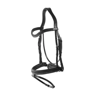Image de Dyon Plaited Flash Noseband Bridle with Pull back New English Collection