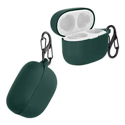 Afbeelding van kwmobile cover voor oordopjes case geschikt Sony LinkBuds S Trendy beschermhoes draadloze in donkergroen