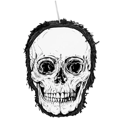 Afbeelding van Boland Piñata Schedel Verjaardag, Kinderfeestje, Themafeest Piraten, Horror
