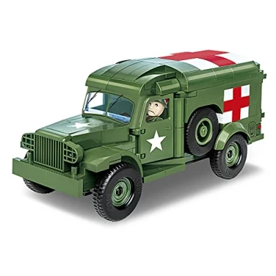 Afbeelding van Cobi Bouwset Dodge Wc 54 Ambulance Donkergroen 294 delig