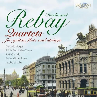 Afbeelding van Rebay; Quartets For Guitar, Flute &amp; Strings