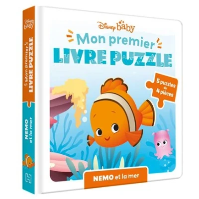 Image de DISNEY BABY Mon Premier livre puzzle 4 pièces Nemo et la mer