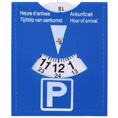 Afbeelding van All Ride Parkeerschijf Parkeerkaart Blauwe Zone 15 x 11 cm Kunststof