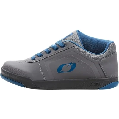 Afbeelding van O&#039;NEAL Pinned Pro Flat Pedal Shoe Unisex Mountainbike Schoenen grijs/blauw, 44 EU, Grijs/Blauw