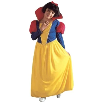 Afbeelding van Widmann Sneeuwwitje Kostuum Prinses Meisje Blauw, Rood, Geel Maat 140 Carnavalskleding Verkleedkleding