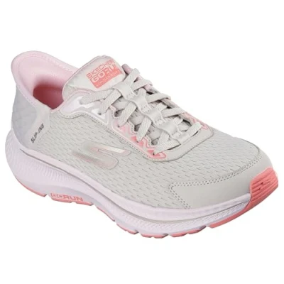 Afbeelding van Skechers GO RUN Consistent Sneakers laag, Dames, Maat: 40, Natural/pink trim Textiel