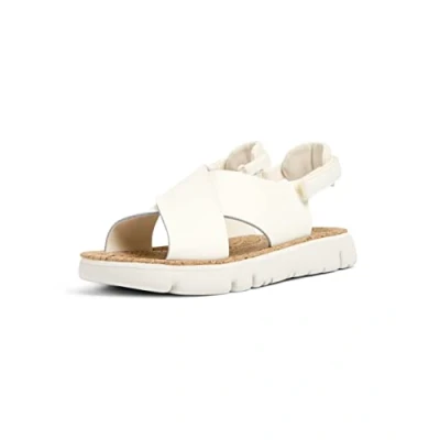 Afbeelding van Camper Oruga Sandalen, Dames, Maat: 39, Weiß Leer