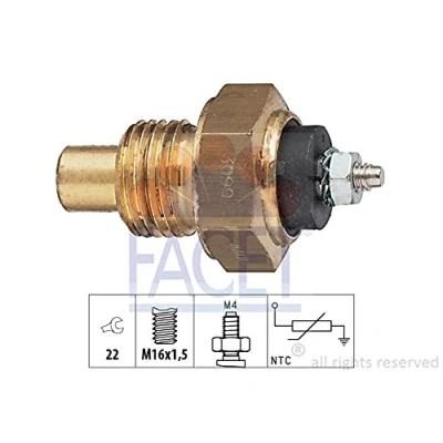 Afbeelding van FACET 7.3099 Öltemperatur Sensor M16x1,5 Made in Italy OE Equivalent