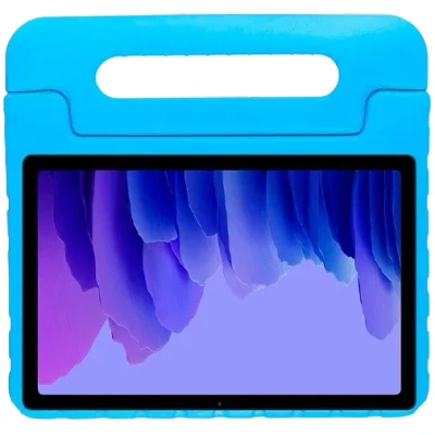 Afbeelding van Just in Case Kidscase Kunststof Back Cover Samsung Galaxy Tab A7 Blauw
