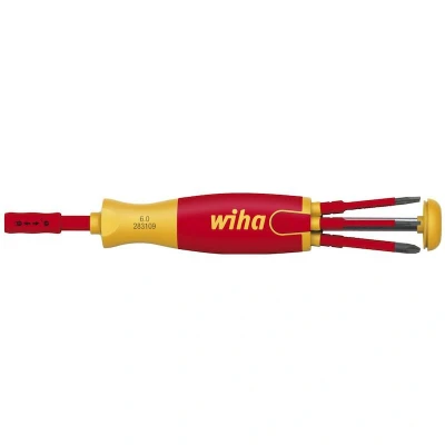 Afbeelding van Wiha 41235 Bitschroevendraaier VDE 6 delig Plat, Pozidriv, Plus/minus