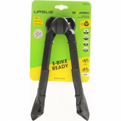 Afbeelding van Ursus E bike Tweepoot Standaard Jumbo 28 inch 29 mm Zwart