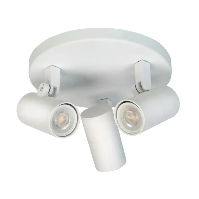 Afbeelding van Opbouwspot 3lichts mini gu10 wit