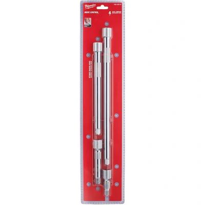 Afbeelding van MILWAUKEE 4932480639 Verlengingsset, steeksleutels 76, 127, 254, 381mm 4 12,5 (1/2&quot;)mm (inch)
