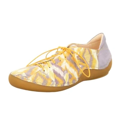 Afbeelding van Think! Kapsl_3 000321 kleuring zonder chroom, duurzaam, sneakers voor dames, 6010 saffraan combi