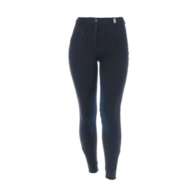 Afbeelding van HKM Rijbroek Penny Easy Met Softline Knievlak Donkerblauw 34