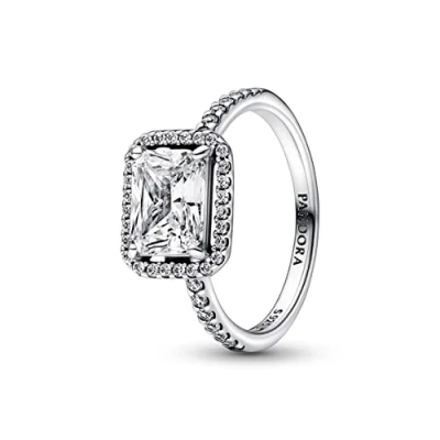 Afbeelding van Pandora Damesring 925 sterling zilver 192391C01, Zirkonia