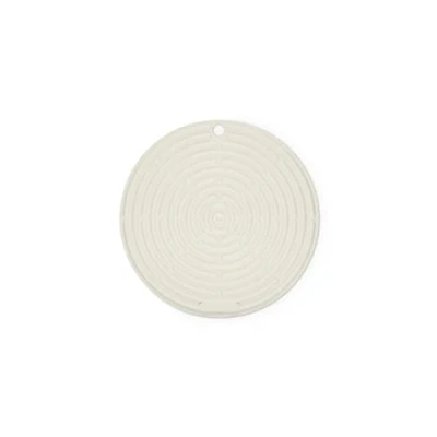 Afbeelding van Le Creuset Pannenlap/onderzetter, siliconen, rond, ø 20 cm, meringue, 42404207160000