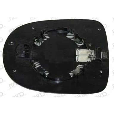Afbeelding van PRASCO RN3277514 Spiegelglas Met houder Links RENAULT: CLIO 3, Modus / Grand
