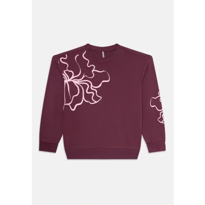 Afbeelding van ONLY Girls Kogodessa LIFE O NECK Sweater voor kinderen, Maat: 146/152, Mauve wine/roseate spoonbill