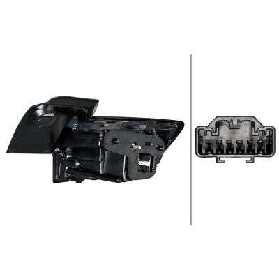 Afbeelding van HELLA 2SK 014 994 111 Achterlicht Links Buitenste deel LED 12