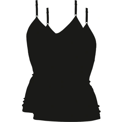 Afbeelding van mey 2ER PACK Noblesse Hemd, Dames, Maat: 42, Schwarz