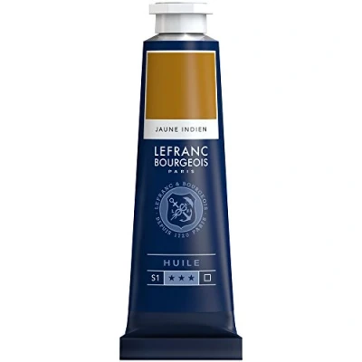 Afbeelding van Lefranc &amp; Bourgeois Fijne olieverf, 40 ml, glad en sterk gepigmenteerd, Indiaas geel