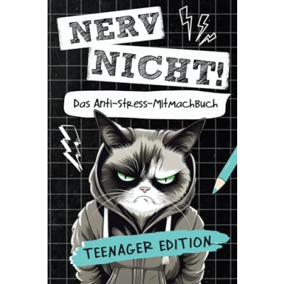 Afbeelding van Nerv nicht! Das coole Anti Stress Mitmachbuch für Teens: Lustiges Geschenk genervte Teenager